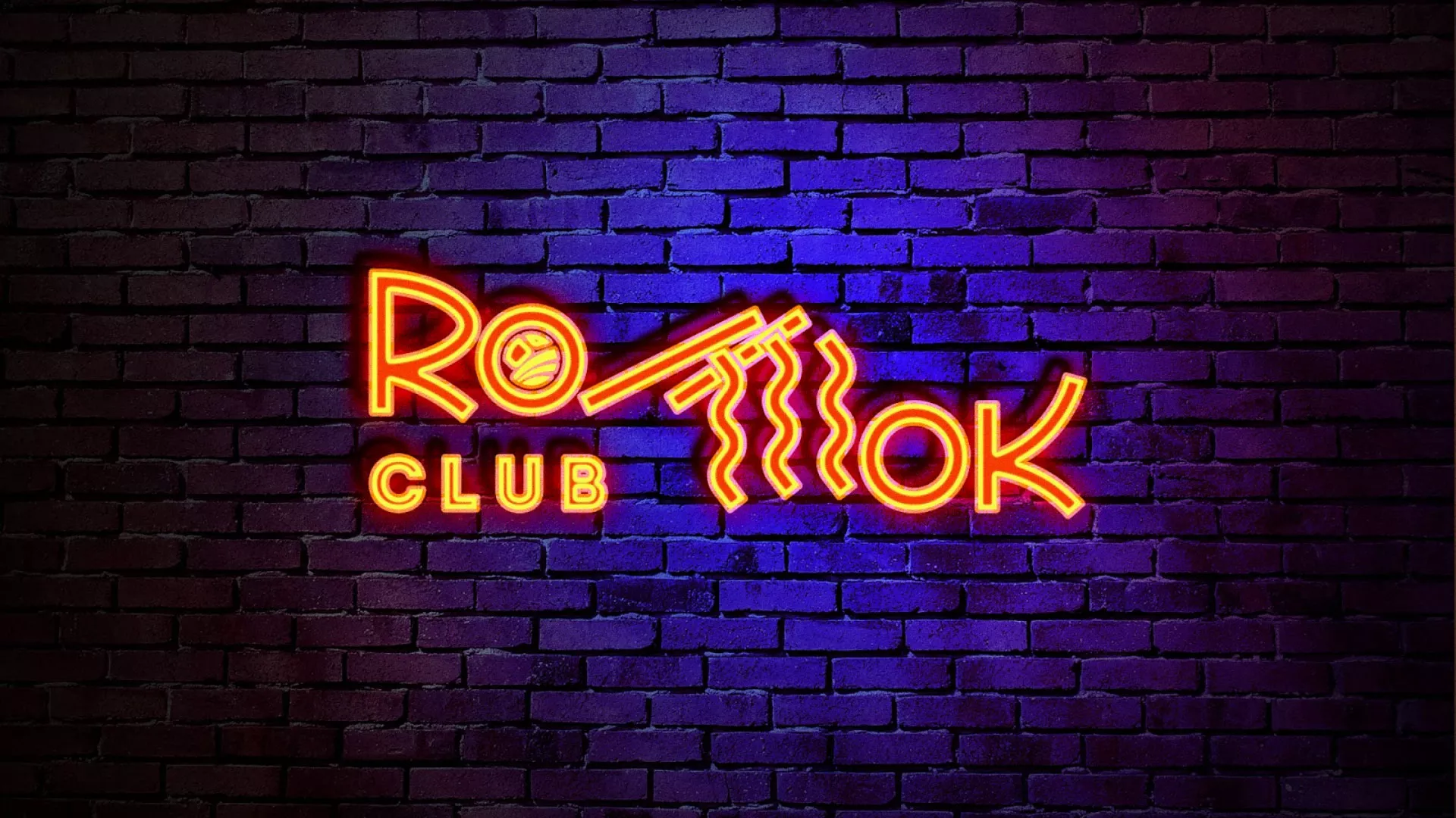 Разработка интерьерной вывески суши-бара «Roll Wok Club» в Бежецке